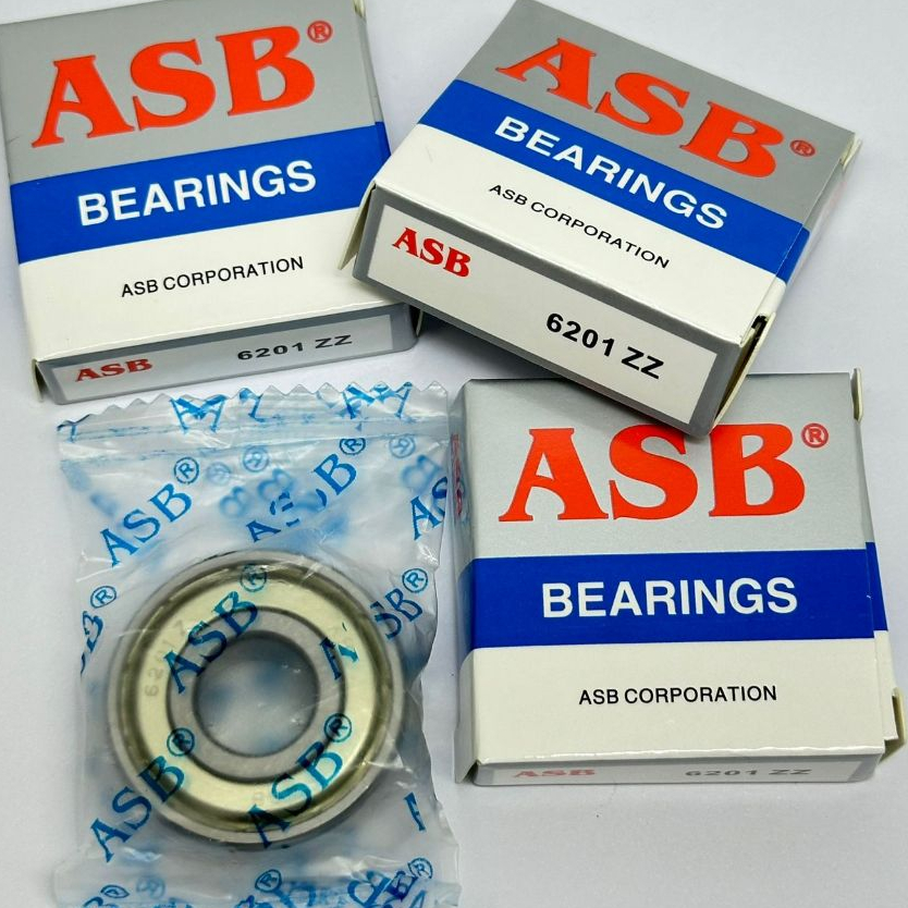 (WHOLESALE 10 ชิ้น) BEARING LAKER 6201-ZZ ASB KLAHAR WHEEL 6201ZZ