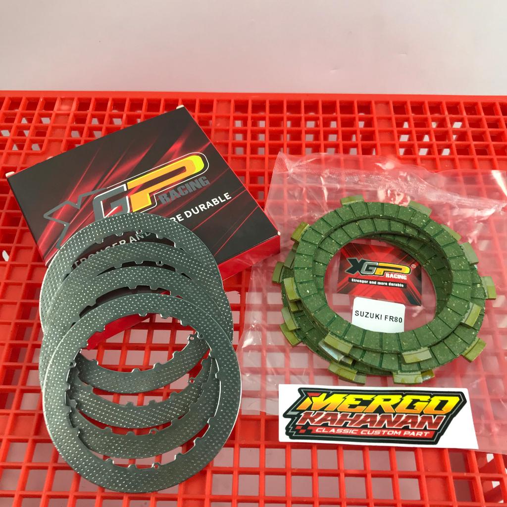 แผ่นคลัทช์ FR XGP FR80 FRRICTION PLATE Suzuki FR 80 แผ่นคลัทช์ ราคาต่อชุด XGP 4 แผ่น Racing