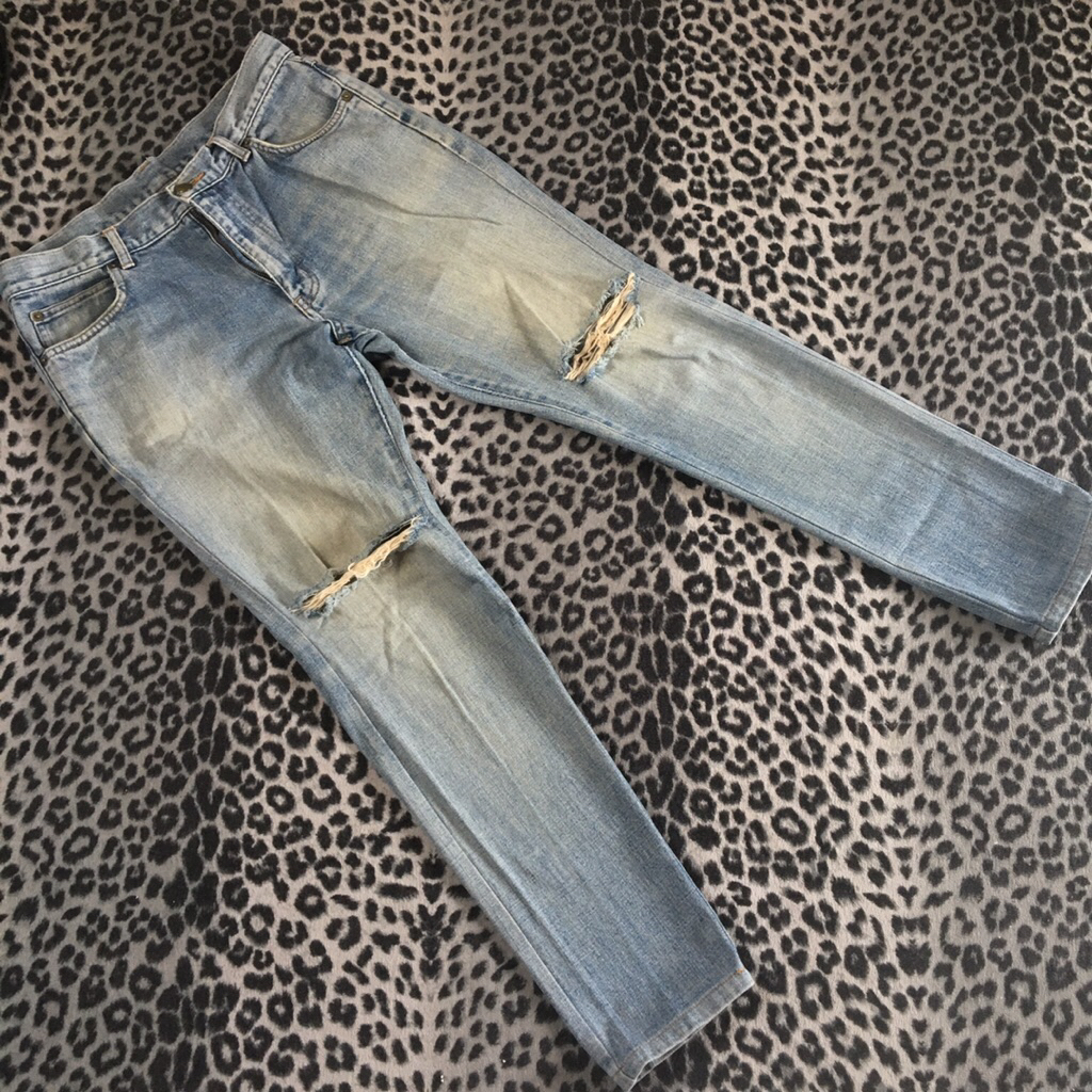 กางเกงยีนส์ต่อสู้ Wangler ไซส์ 32