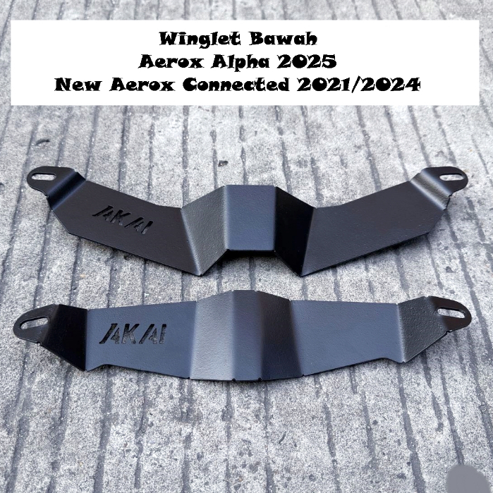 ปีกล่างใหม่ AEROX เชื่อมต่อ 2021 2022 2023 2024/ปีกด้านล่าง AEROX ALPHA 2025 LOWER WINGLET MADE OF I