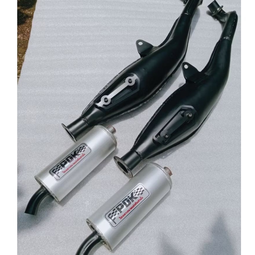ท่อไอเสีย PDK Fizr Force1 Y100 Yamaha Alfa F1zr F1 มาตรฐาน ท่อไอเสียแข่ง