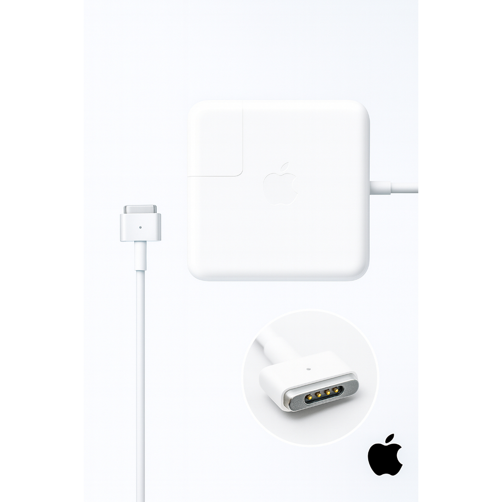 Apple 60W MagSafe 2 Power Adapter A1435 T Tip - สีขาวขาย Original-60-W-Adapter-Charger-Apple-Macbook