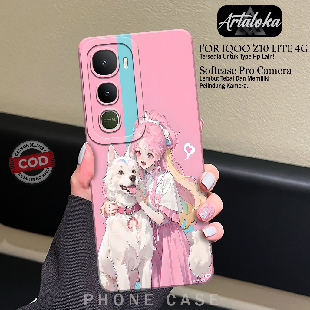 Softcase Hp IQOO Z10 LITE 4Gแฟชั่นกรณีการ์ตูนKesing IQOO Z10 LITE 4GซิลิโคนTPU Proกล้องIQOO Z10 LITE