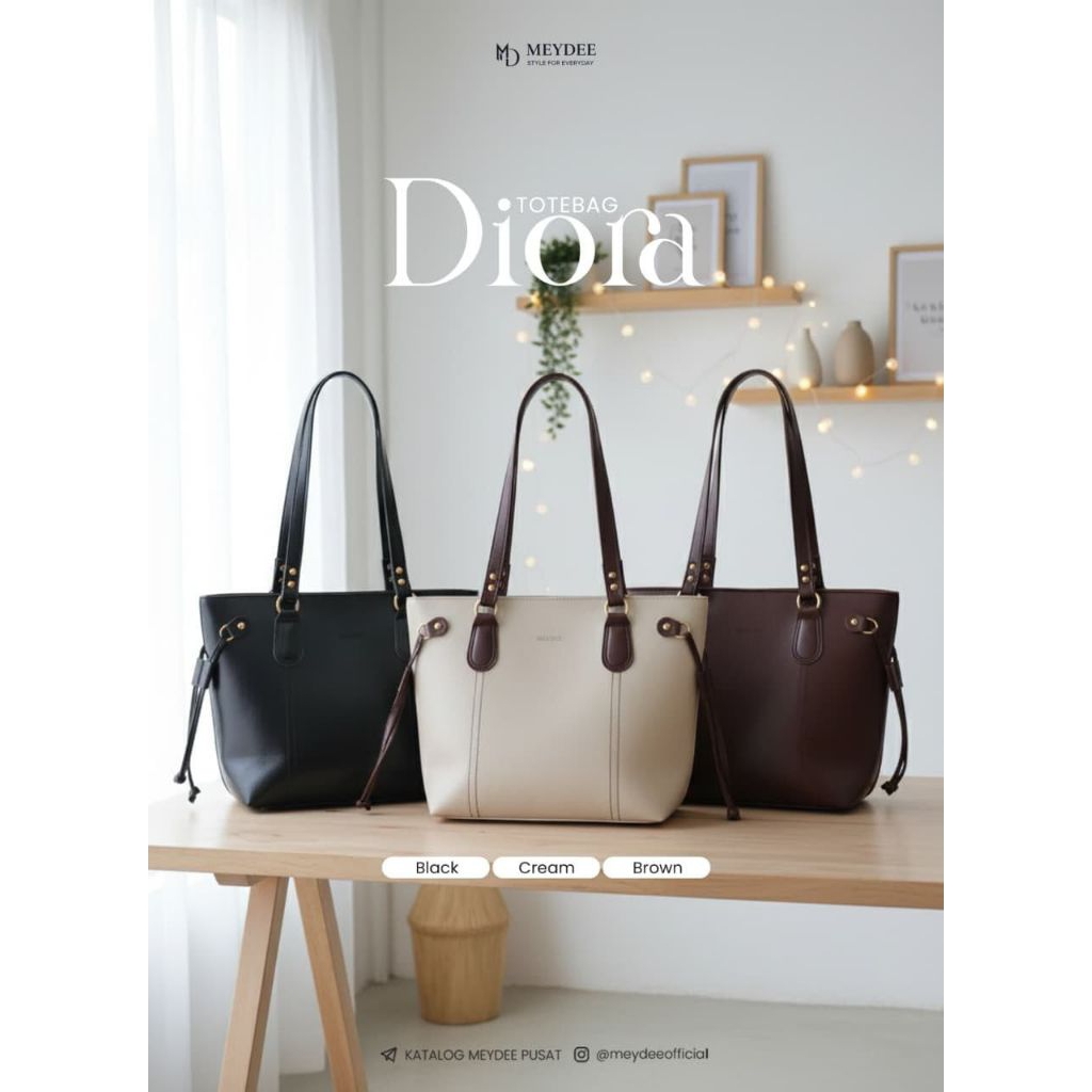 [PRE ORDER 27 SEP - 06 OCT] Diora Totebag by Meydee