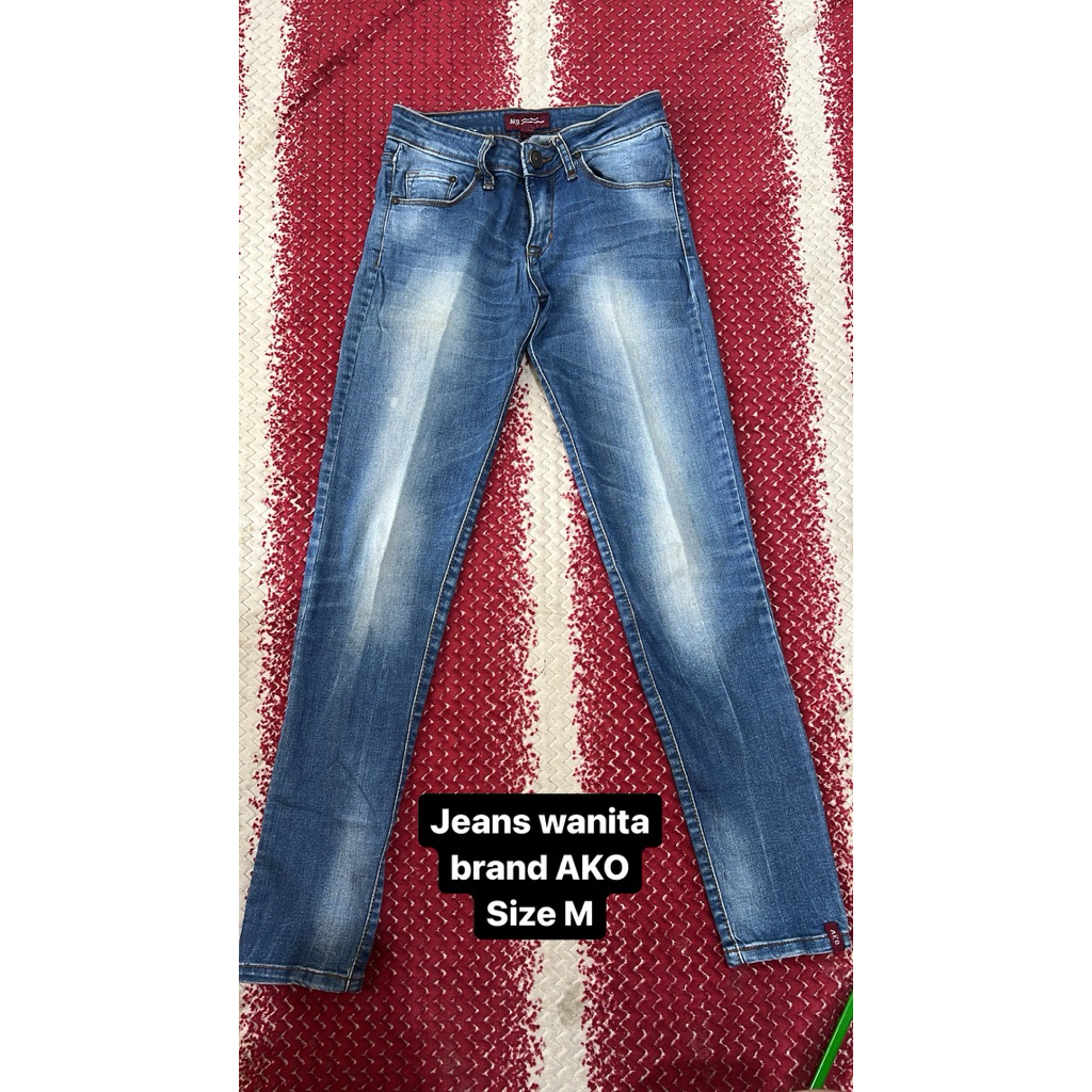 PRELOVED กางเกงแบรนด์ ako ไซส์ M