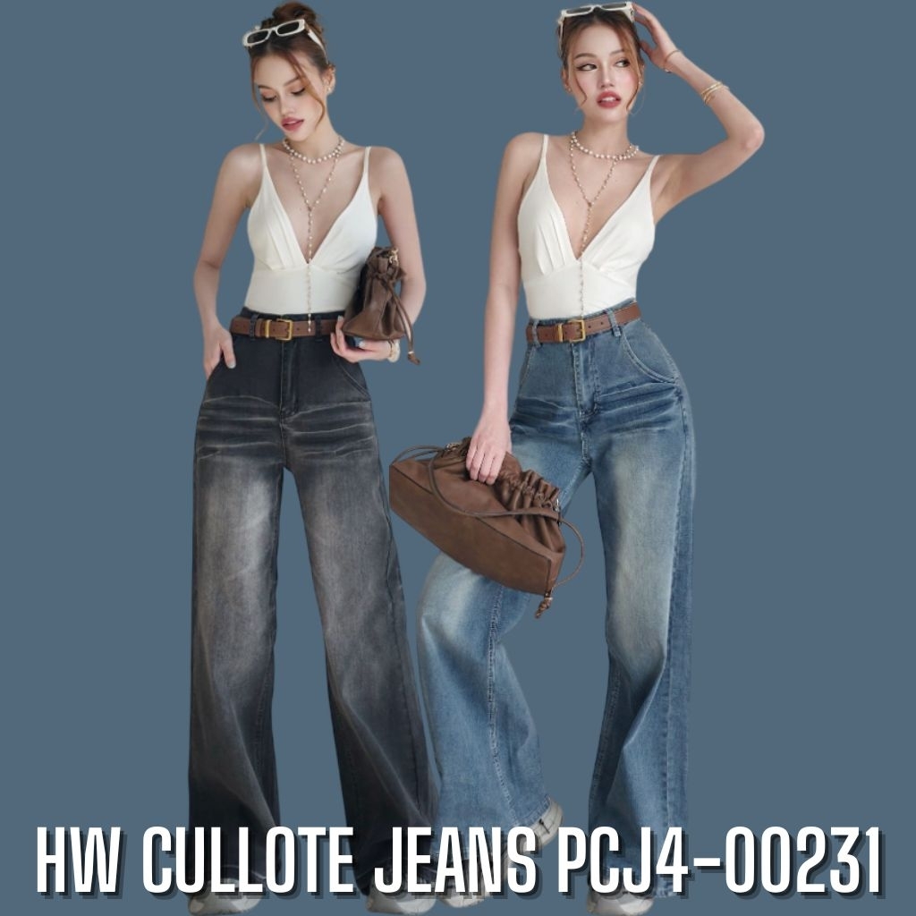 - BANGKOK MEDAN - READY HW CULLOTE JEANS PANTS PCJ4-00231 BY COTTON CANDY