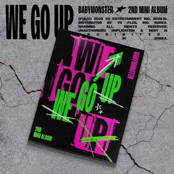 [PO REG] BABYMONSTER 2nd MINI ALBUM - WE GO UP (UP Ver.)