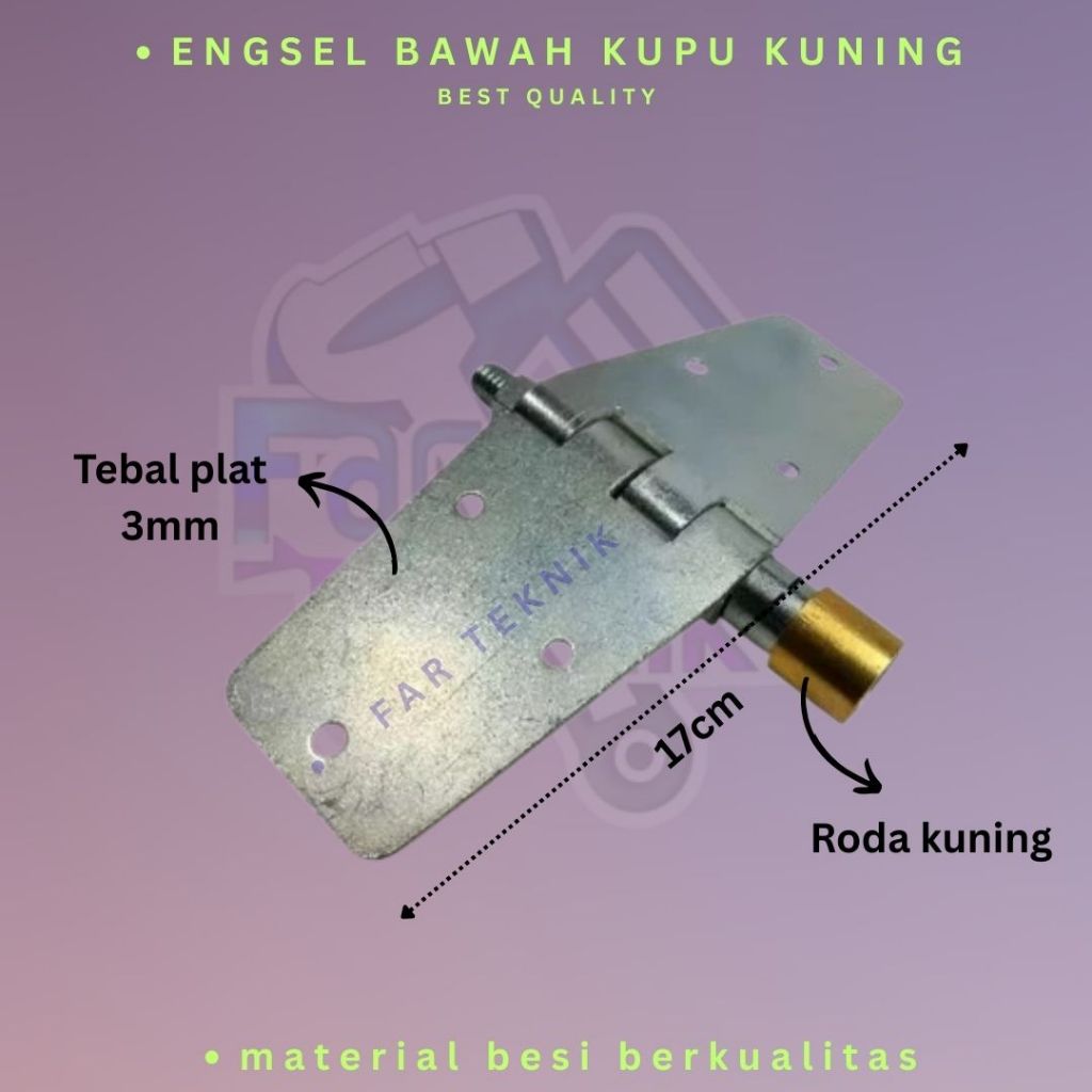 บานพับด้านล่างผีเสื้อล้อสีเหลือง I Henderson บานพับประตู I Henderson ประตูด้านล่างล้อ