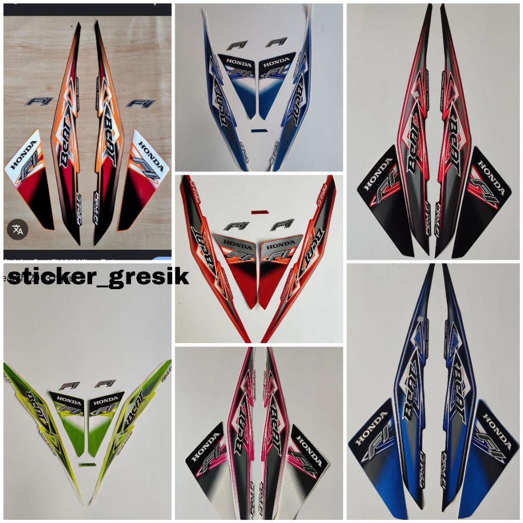 Striping Sticker Beat F1 2013