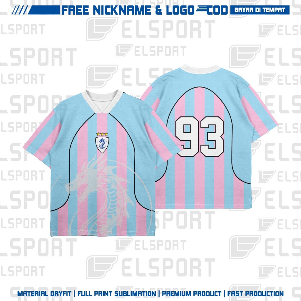 Oversize Jersey TG 005 พิมพ์เต็มฟรี Nickname & Number