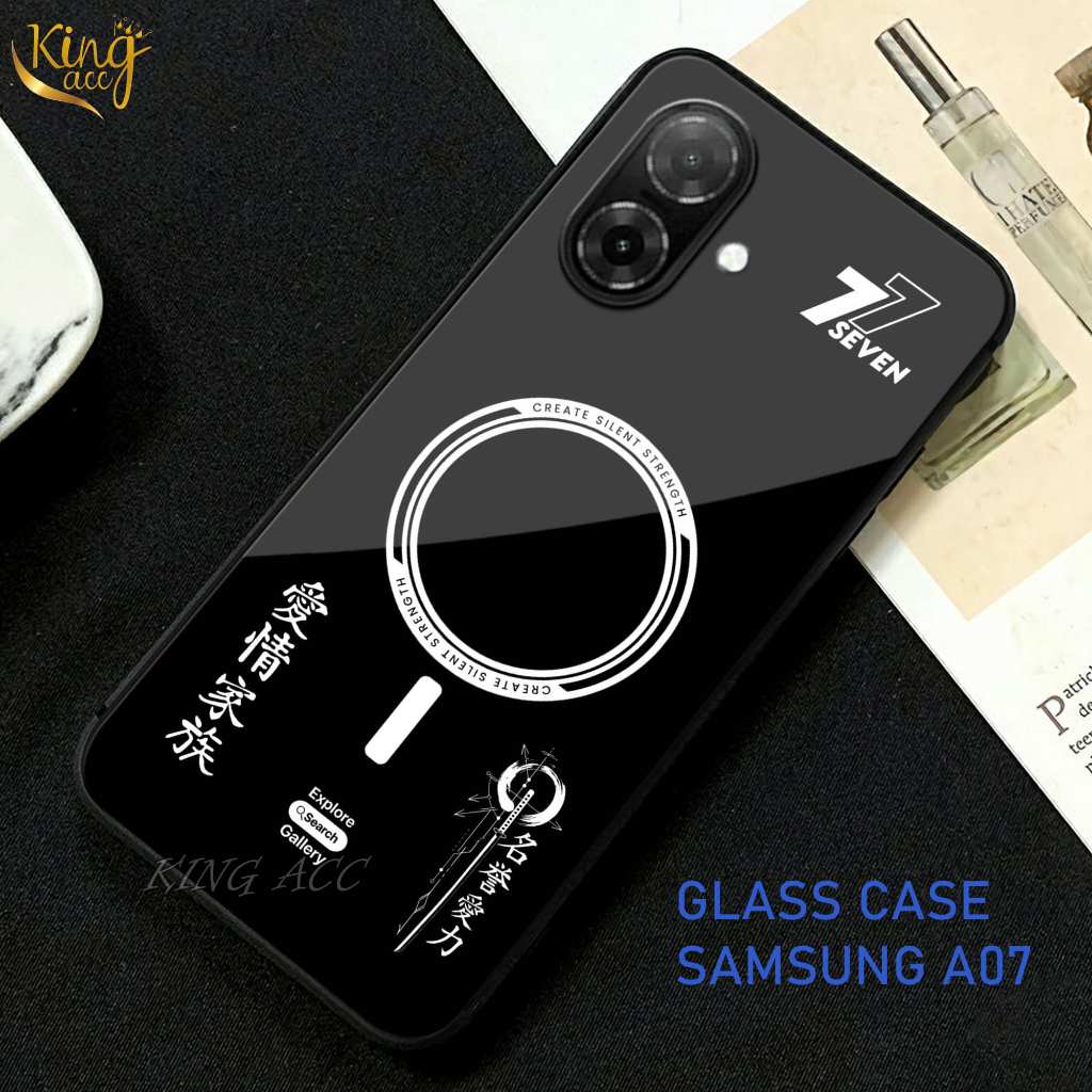 HP Samsung A07 Softcase Glass Glossy Samsung A07 เคสโทรศัพท์ Samsung A07 - K85