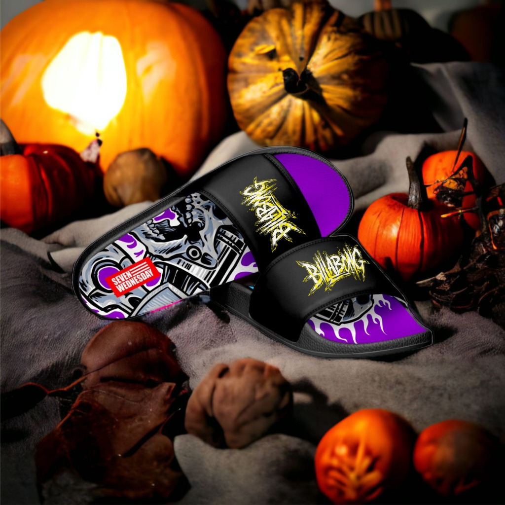 BRZ Adult Slop Sandals_012P UK 36-44 และเด็ก 26-35 ผู้ชายผู้หญิง Distro รองเท้าแตะการพิมพ์ Motif,