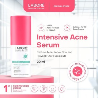 LABORÉ Sensitive Skin Care AcnePro Biome Intensive Acne Serum - 7ml 20ml - Dermalab Revolutionaire Serum Intensif Kulit untuk Mengatasi Permasalahan Kulit Berjerawat Bekas Jerawat Dark Spot Serum Sensitif