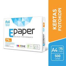 คุณภาพสูง A4 75gr E-Paper 1 Ream HVS Paper