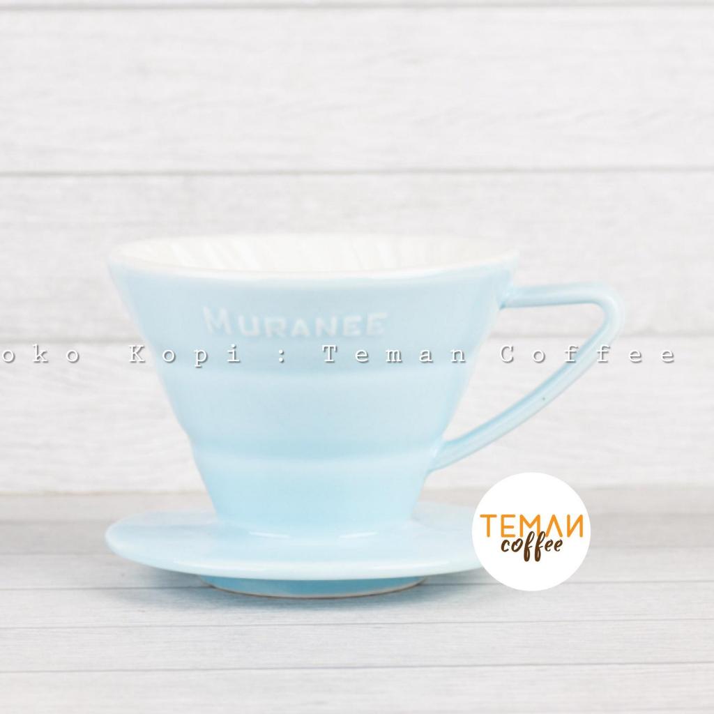 Muranee V60 Ceramic Coffee Dripper V01 สีฟ้า