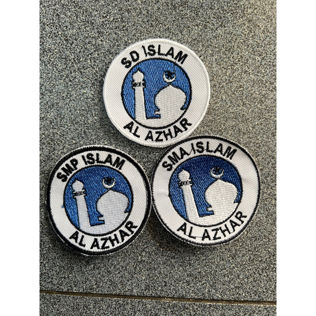 AL AZHAR SCHOOL UNIFORMED โลโก้ EMBLEM สําหรับองค์ประกอบ มิดเดิ้ล และสูง SCHOOL AL AZHAR