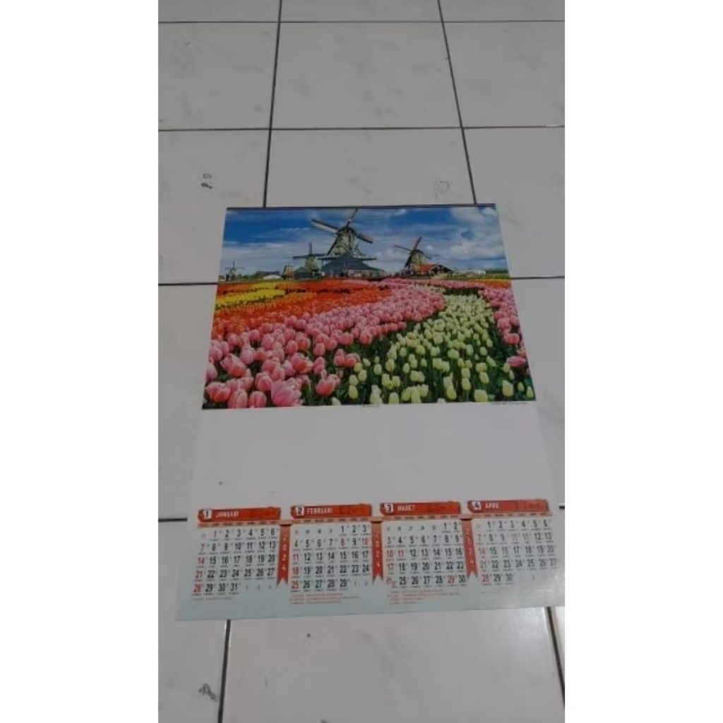 2026 QUARTER CALENDAR/ ถุงขยะแบบแขวน 4 เดือน