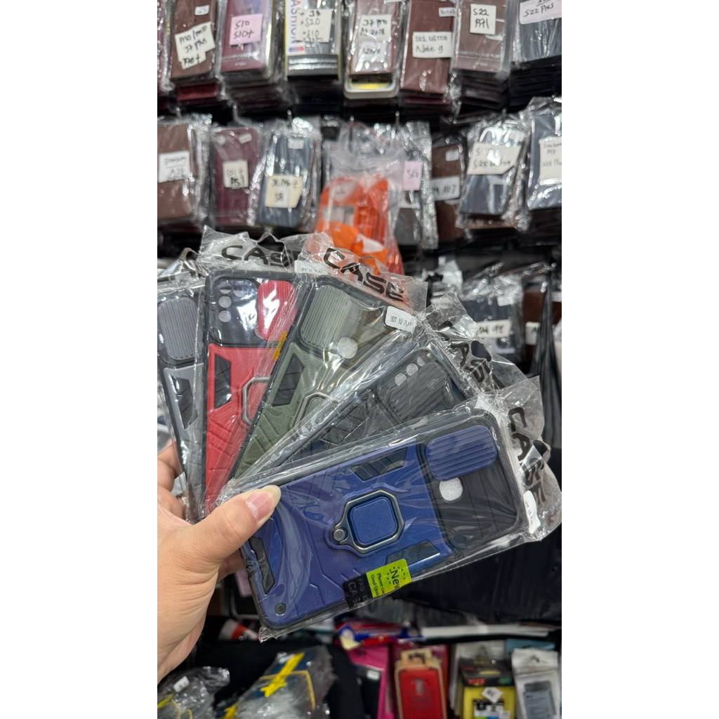 ANTI-SHOCK CASE RING REDMI NOTE 10 5G/POCO M3 PRO/INFINIX HOT 9 PLAY/10 PLAY/11 PLAY CASING HYBRID A