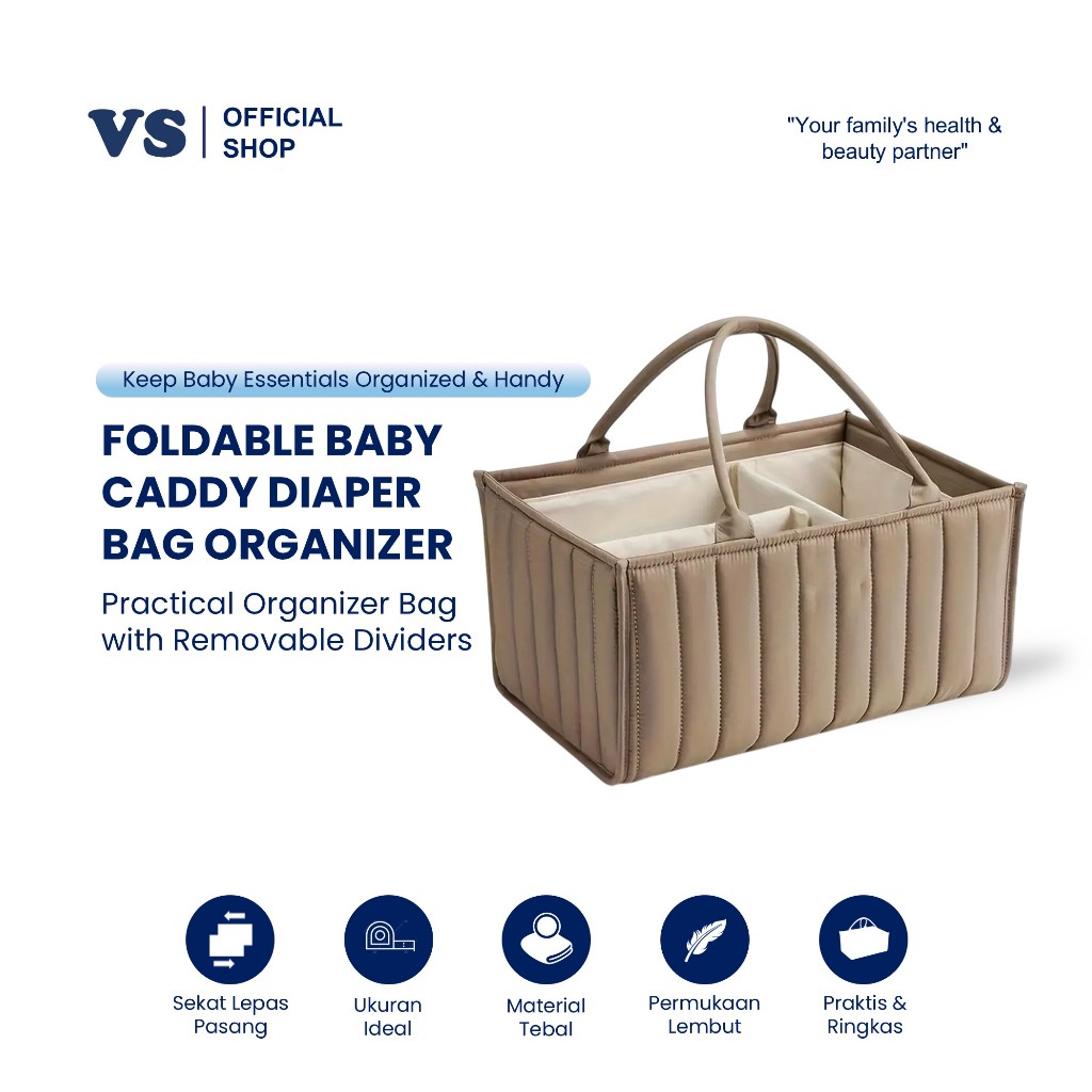 Varen Skin Nappy Baby Caddy Diaper Bag Organizer - NP527