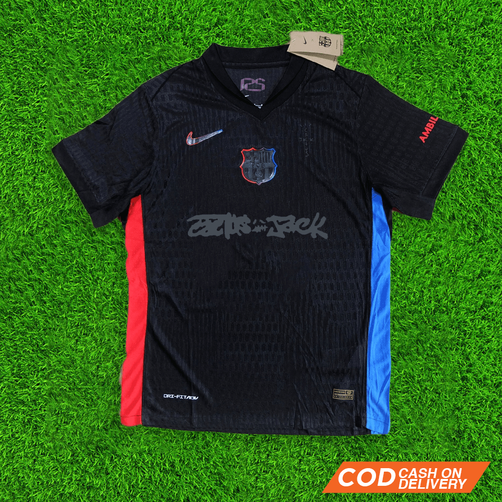 BARCELONA AWAY CACTUS JACK 2024/2025 PLAYER VERSION FOOTBALL JERSEY