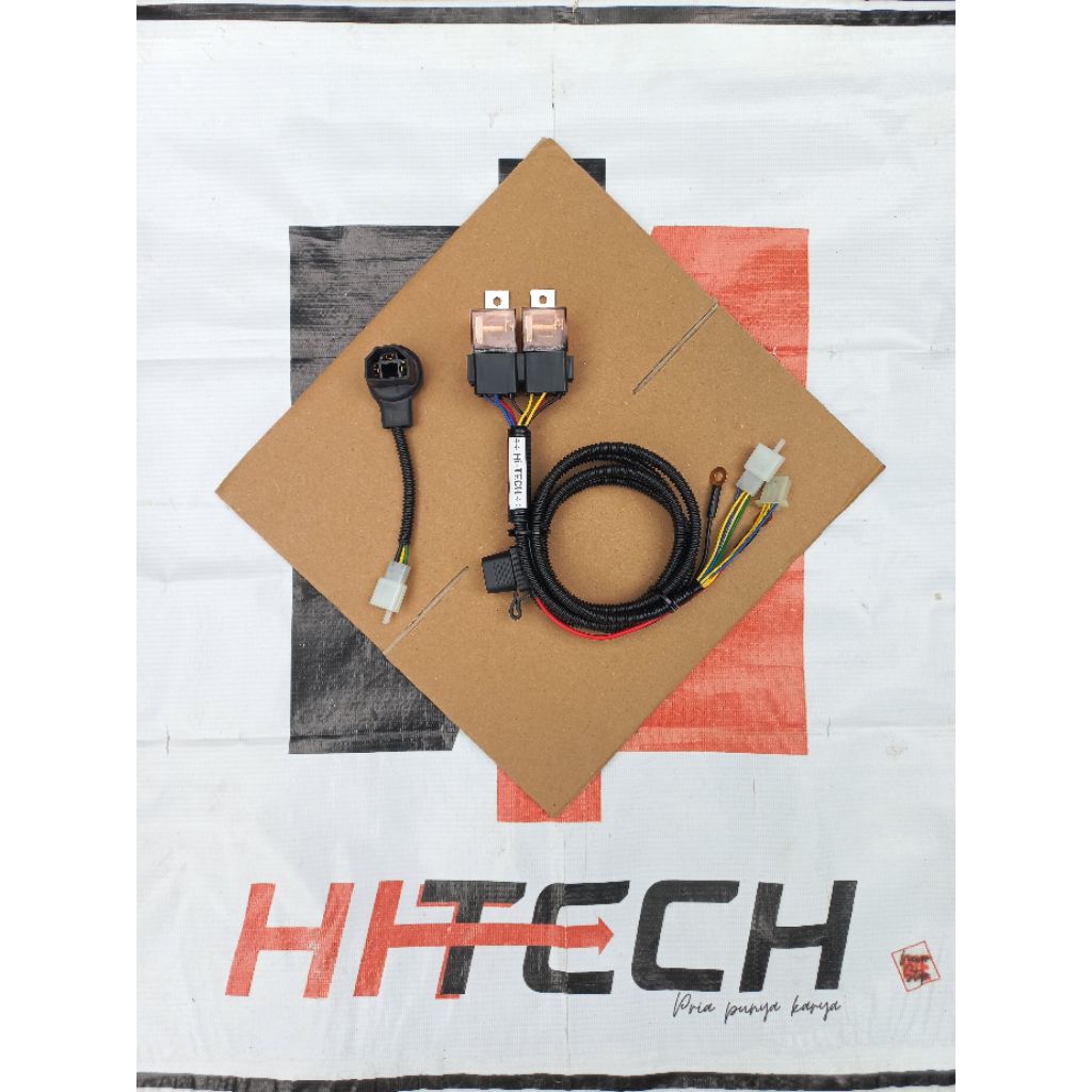 Hi-TECH FITTING LAMP NINJA R RR S SS KIPS NINJA KIS LED H4 MINI BILED 80A