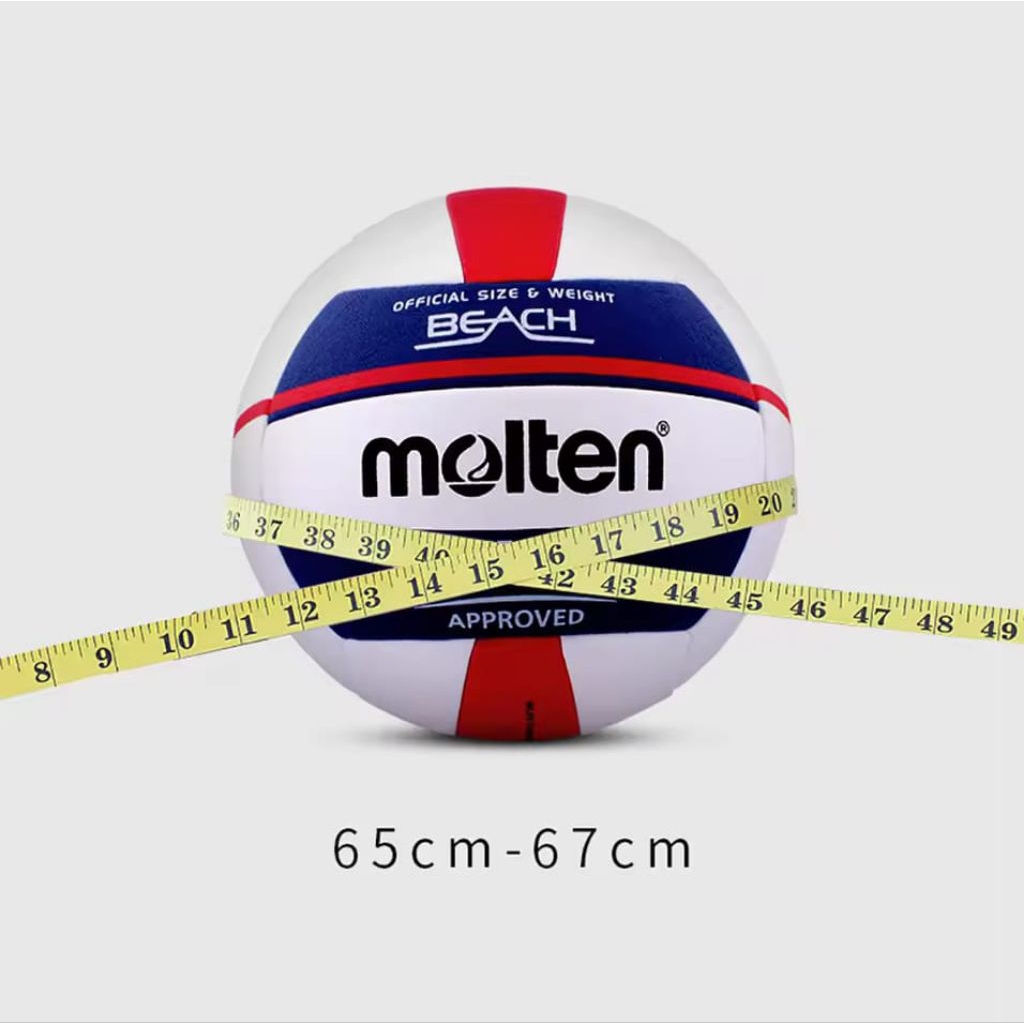 Molten V5B5000 วอลเลย์บอลมาตรฐานขนาด 5 ลูกชายหาด PU นุ่มสําหรับการฝึกการแข่งขันในร่มกลางแจ้งสําหรับผ