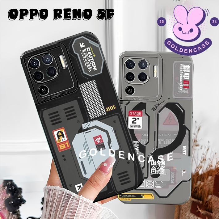[GCS652] Oppo Reno 5F 4F 7Z 8Z Reno 4 4G 5 4G 5 5G 6 4G ล่าสุด Cool Modern Abstract Motif - เคส - เค