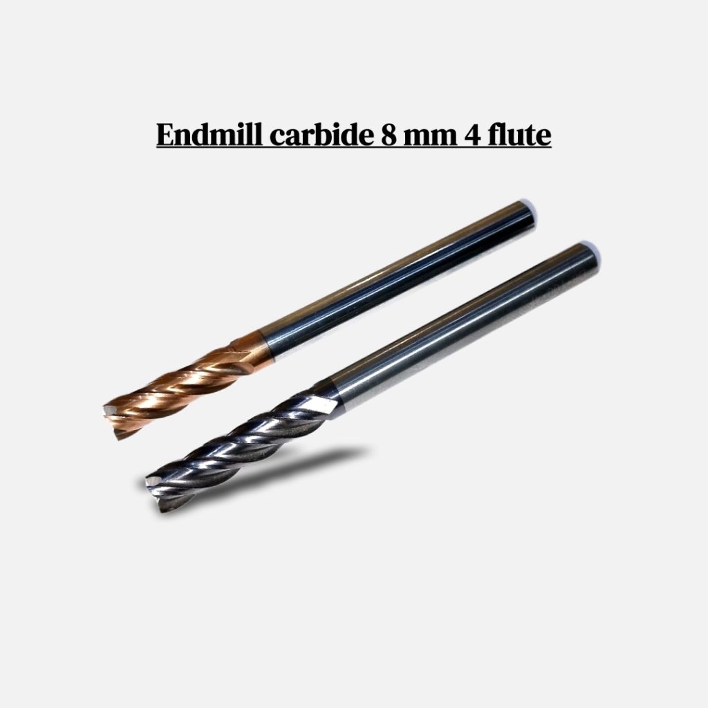 MATA Endmill Carton 8.0 4Flute Long 100 Hrc55 Fais ดอกสว่าน ดอกกัด 8mm 4Flute Long 100 endmill 83.51