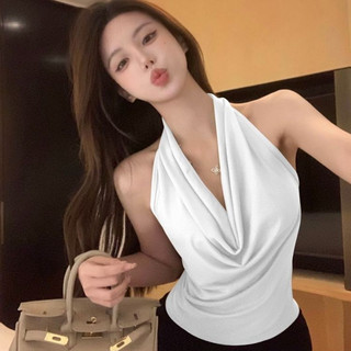 De'LaLa - LENA TOP / Atasan Wanita versi Halter / Baju Ootd Wanita / Halter Wanita / Summer Outfit / Fashion Wanita #A9