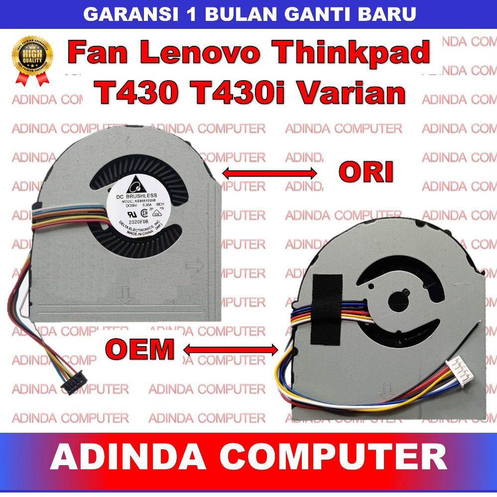 พัดลม Lenovo Thinkpad T430 T430i OEM ORI