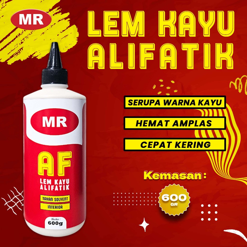 Aliphatic AF MR Wood Glue แพ็ค 600 กรัม