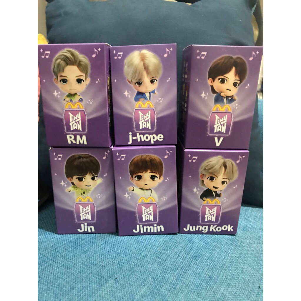 ถูก จํากัด!! Tiny Tan BTS x McDonalds JK, Suga, RM, V, Jhope