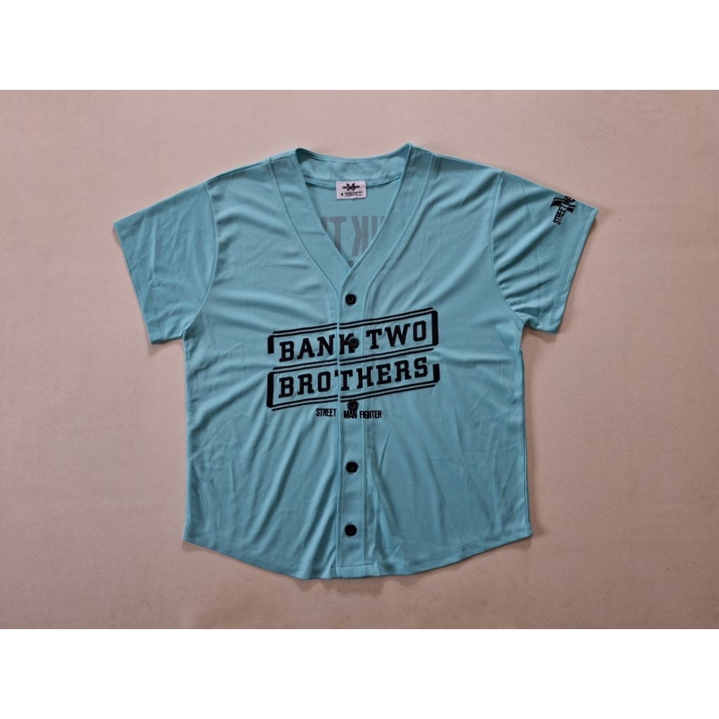 BANK TWO BROTHERS STREET MAN FIGHTER BASEBALL JERSEY ORIGINAL 100%