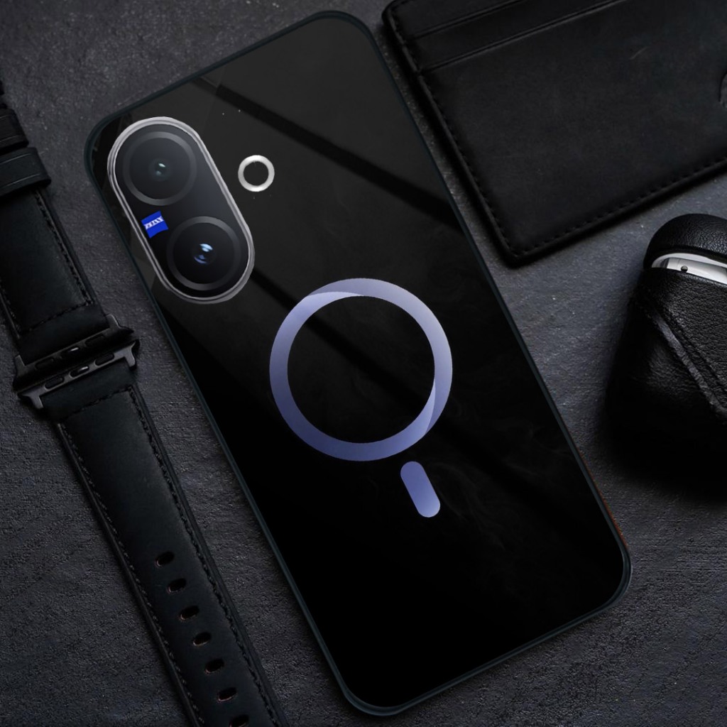 HP Vivo V60 LITE Glass Softcase [BSG-13] - เคสโทรศัพท์ Vivo V60 LITE ล่าสุด - เคสกระจกอะคริลิค Vivo 