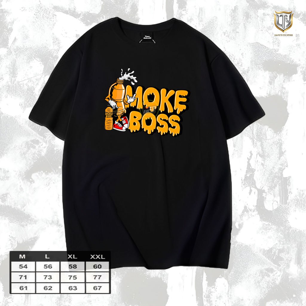Evldistro88 - เสื้อยืด LETA BOSS - เสื้อยืด LETA WORDS - เสื้อยืด LETA BOSS สําหรับผู้ชาย