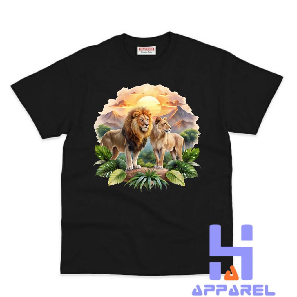 เสื้อผ้า CHILDRENS, เสื้อยืด CHILDRENS, LION KING OF THE FOREST LION