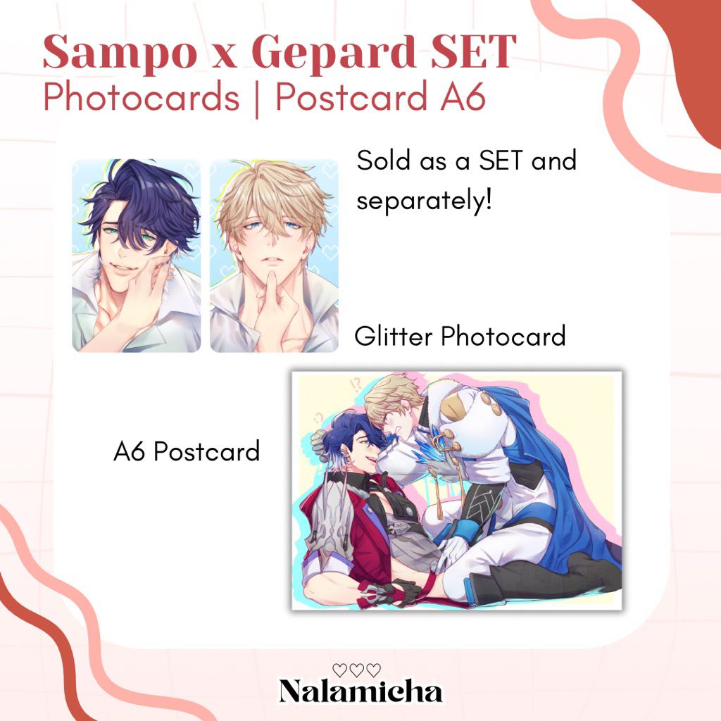 SAMPO [CF21 PREORDER] แชมพูและ Gepard SET Photocards and Postcard โดย Nazicha