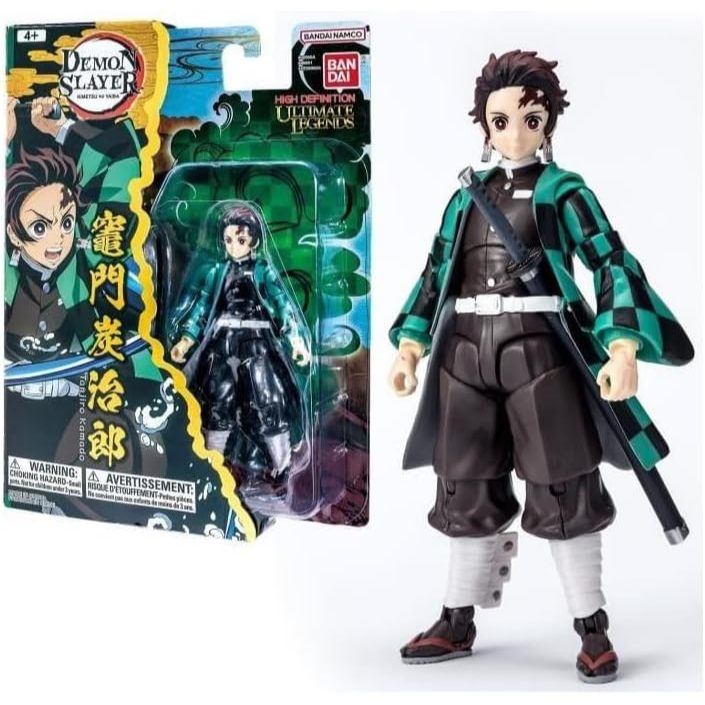 Demon Slayer Action Figure 12 ซม. - Tanjiro Kamado - ได้รับอนุญาตอย่างเป็นทางการ Demon Slayer - Tanj