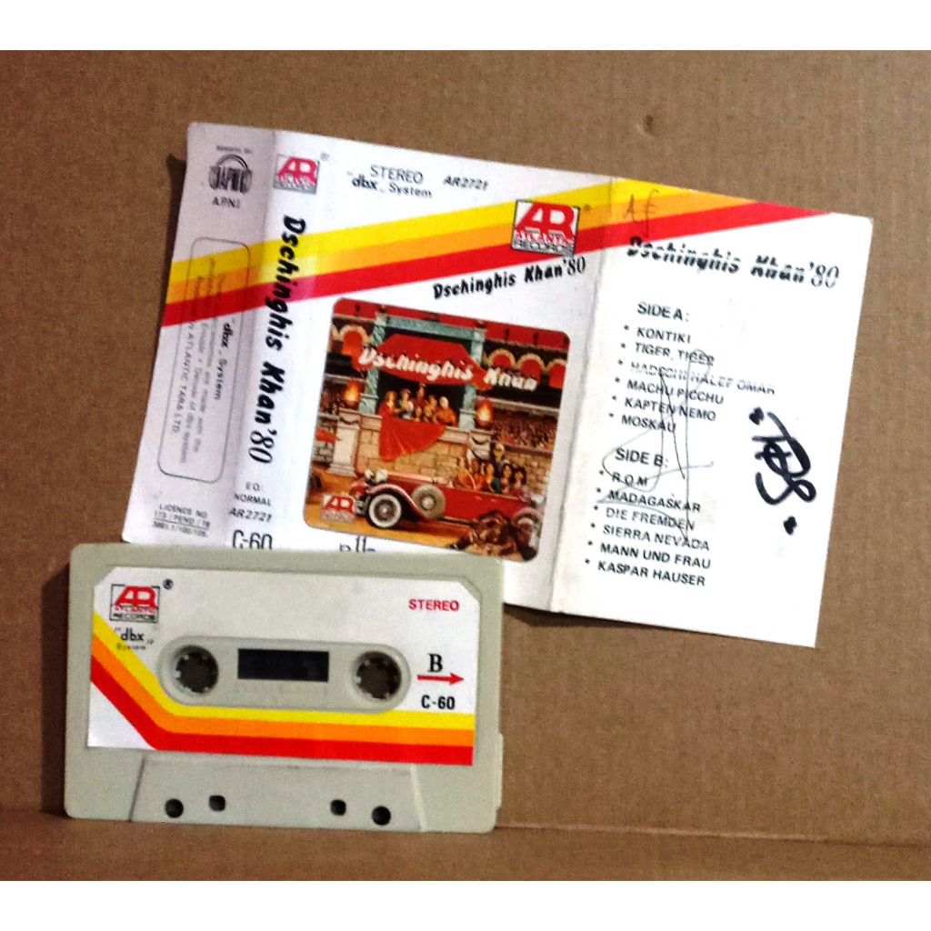 DSCHINGHIS KHAN - DSCHINGHIS KHAN 80 - เทปคาสเซ็ต