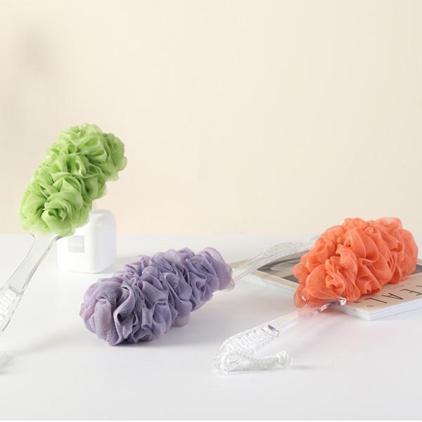 BONBOX ฟองน้ําอาบน้ําขัดหลัง + ก้าน BT40504 พัฟอาบน้ํา