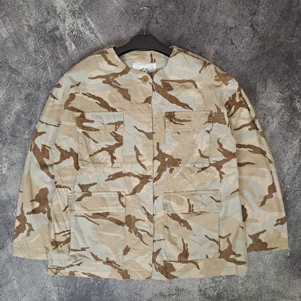 CAMO PARKA TACTICAL BDU JACKET BY FREDY REPIT SIZE L