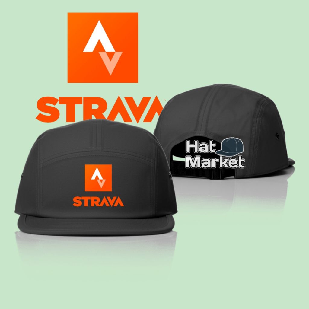 หมวก STRAVA 5 แผง | ห้าแผงหมวกวิ่งกีฬากลางแจ้ง | หมวกห้าใบสําหรับทั้งชายและหญิง