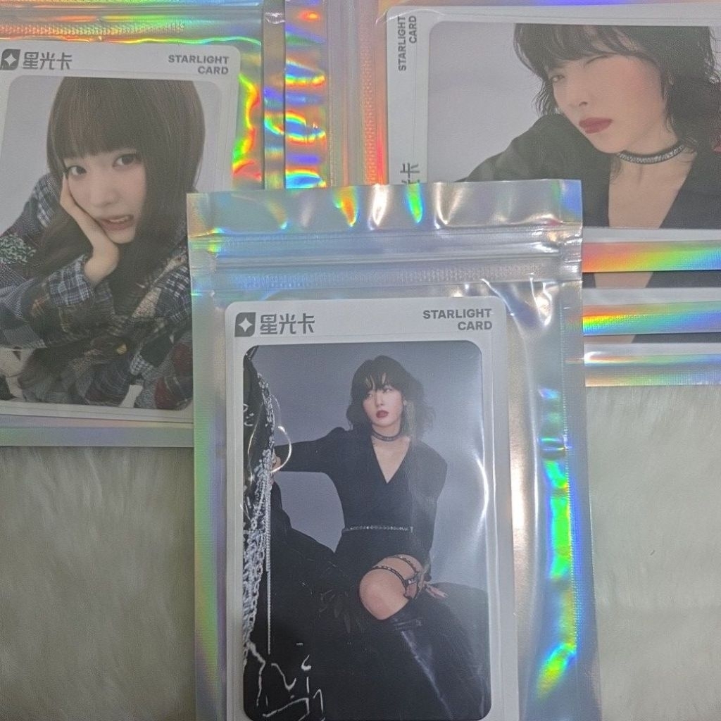 [OFFICIAL] PHOTOCARD QQ MUSIC CHINA RED VELVET IRENE & SEULGI TILT (SEULGI 2 STAR 1 STAR)