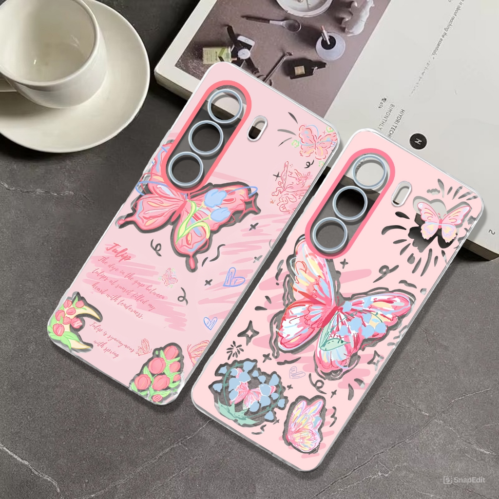 Tecno Camon 40 4G Softcase ล่าสุด 2025 Clear Case Camon 40 PRO Clear Casing HP Protector CTC-024