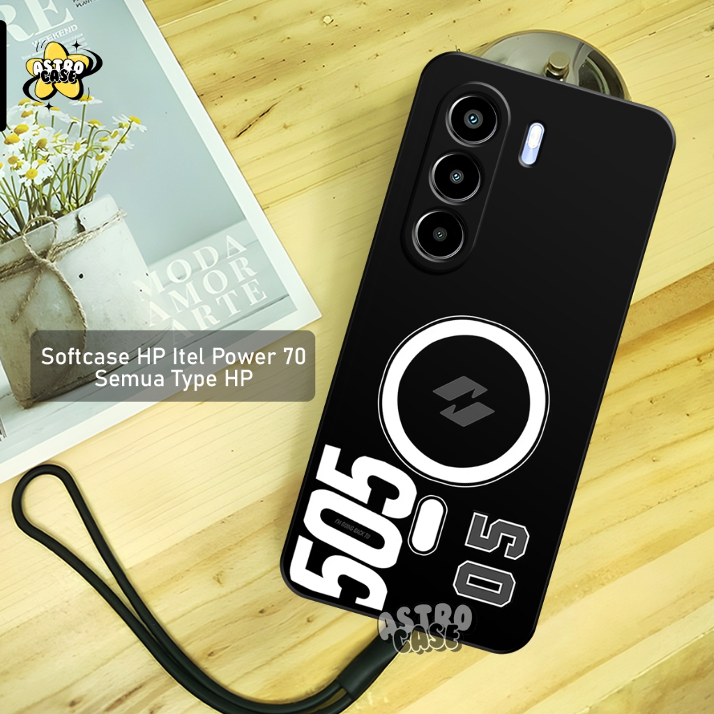 ITEL POWER 70 HP Case - ITEL P70 - Softcase Procamera Rubber Casing Silicone Fashion Case Motif Mags