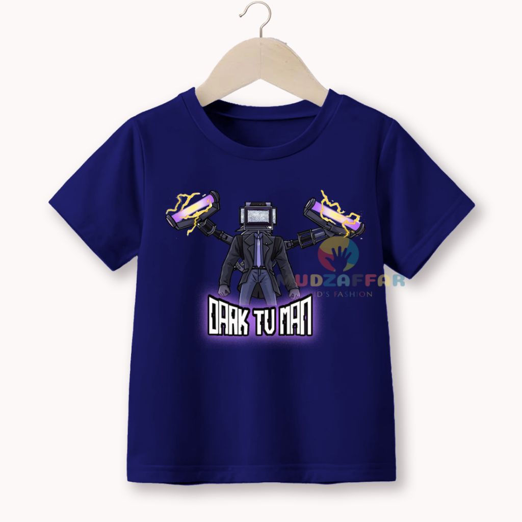 DARK TV MAN เสื้อยืด TV MAN TITAN SKIBIDI TOILET CHILDRENS เสื้อผ้า