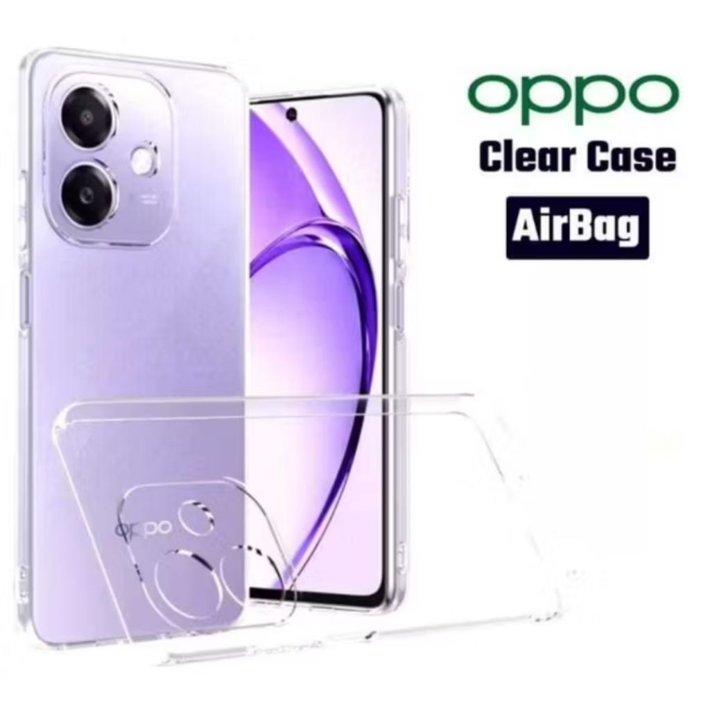 เคสเกราะ AirBag แบบใส Oppo A3 / A3 Pro / A3 Pro 5G / A3X / A5 / A5 Pro 5G / A5I เคสใส / เคสใส / เคสใ