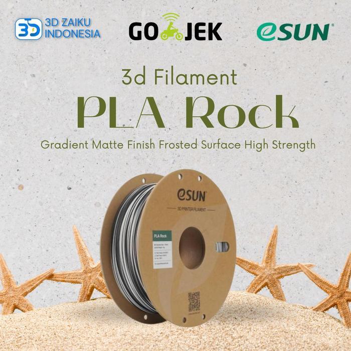 ESUN PLA Rock 3D Filament Gradient Matte Finish Frosted Surface ความแข็งแรงสูง
