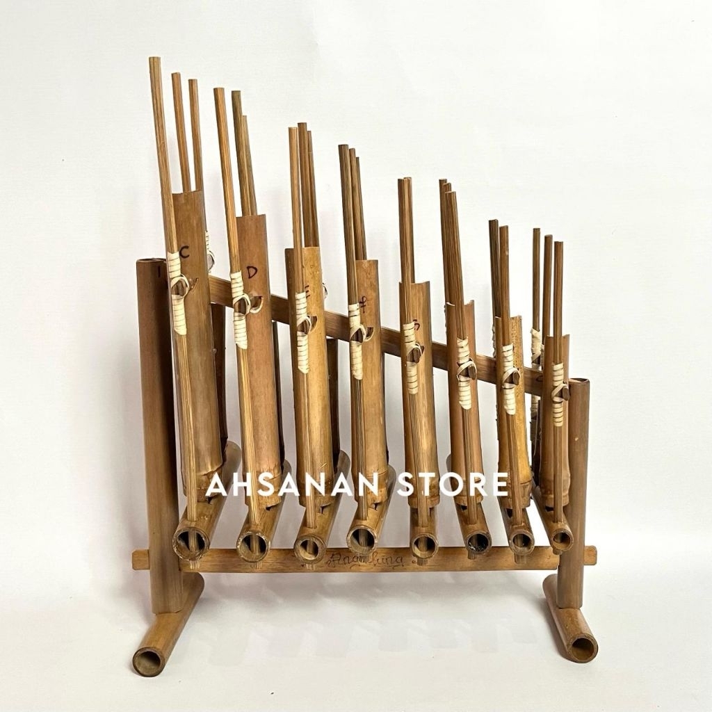8-Tone 1 Octave Mini Size Angklung สําหรับเด็กอนุบาล