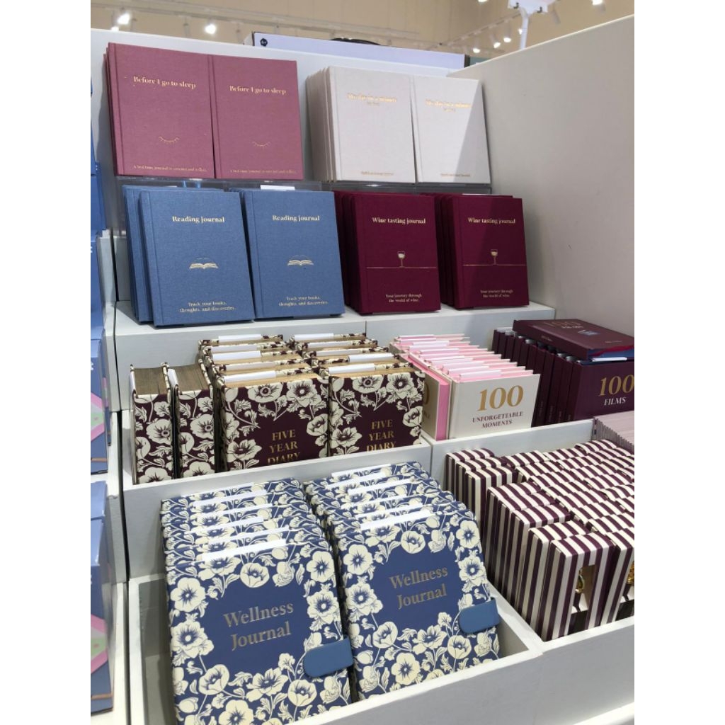 [JASTIP FLYING TIGER] 100 Journals 1000 Lines Adventures Movie Book Reading Journal Wine Tasting Wel